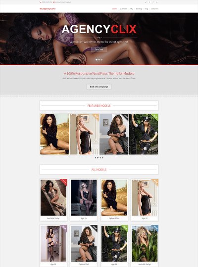AgencyClix WordPress Theme